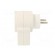 Plug socket strip: protective | Sockets: 1 | 275VAC | white | IP20 фото 3