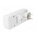Plug socket strip: protective | Sockets: 2 | 230VAC | 10A | white фото 4