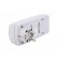 Plug socket strip: protective | Sockets: 2 | 230VAC | 10A | white image 4