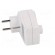 Plug socket strip: supply | 16A | white | 230VAC | Sockets: 1 фото 7