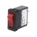 Circuit breaker | Urated: 240VAC | 32VDC | 16A | SPST | Poles: 1 | SNAP-IN image 1
