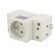 E-type socket | 230VAC | 10A | for DIN rail mounting image 2