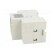 E-type socket | 230VAC | 10A | for DIN rail mounting image 3