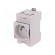 E-type socket | 250VAC | 10A | for DIN rail mounting image 1