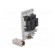 E-type socket | 250VAC | 16A | IP20 | on panel | Input: RJ45,4mm fork image 4