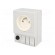 E-type socket | 250VAC | 6.3A | IP20 | DIN | 92x62x48mm фото 1