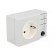 F-type socket | 250VAC | 6.3A | IP20 | for DIN rail mounting image 8