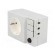 F-type socket | 250VAC | 6.3A | IP20 | for DIN rail mounting image 2