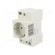 F-type socket (Schuko) | 230VAC | 10A | for DIN rail mounting image 1