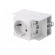 F-type socket (Schuko) | 230VAC | 16A | for DIN rail mounting image 2