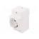F-type socket (Schuko) | 250VAC | 16A | for DIN rail mounting фото 1
