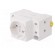 F-type socket (Schuko) | 250VAC | 16A | for DIN rail mounting image 2