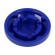 Button | round | blue | plastic фото 2