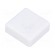 Button | square | white | 12x12mm | Application: TACTS-24 фото 1