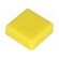 Button | square | yellow | 12x12mm фото 1