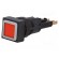 Switch: push-button | Stabl.pos: 2 | 16mm | red | filament lamp | 24VDC фото 1
