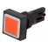 Switch: push-button | Stabl.pos: 2 | 16mm | red | Pos: 2 | -25÷70°C paveikslėlis 1