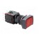 Switch: push-button | Stabl.pos: 1 | NC + NO | 16mm | red | LED | 12÷24VDC фото 8