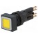 Switch: push-button | Stabl.pos: 2 | 16mm | yellow | filament lamp фото 1