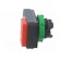 Switch: double | 22mm | Stabl.pos: 1 | green/red | IP20 | flat + convex фото 3