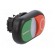 Switch: double | 22mm | Stabl.pos: 1 | green/red | M22-FLED,M22-LED фото 8