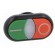 Switch: double | 22mm | Stabl.pos: 1 | green/red | M22-FLED,M22-LED фото 9