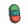 Switch: double | 22mm | Stabl.pos: 1 | green/red | MLB-1 | IP66 | flat фото 9
