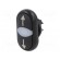 Switch: double | 22mm | Stabl.pos: 1 | black | M22-FLED,M22-LED | IP66 фото 1