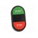 Switch: double | Stabl.pos: 1 | 22mm | green/red | Illumin: none | IP66 фото 9