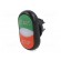 Switch: double | 22mm | Stabl.pos: 1 | green/red | M22-FLED,M22-LED фото 2