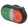 Switch: double | 22mm | Stabl.pos: 1 | green/red | M22-FLED,M22-LED image 1