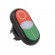 Switch: double | 22mm | Stabl.pos: 1 | green/red | M22-FLED,M22-LED фото 9