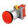 Switch: emergency stop | Stabl.pos: 2 | NC | 3A/230VAC | 22mm | red | IP65 фото 1