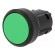 Switch: push-button | 22mm | Stabl.pos: 1 | green | none | flat | Pos: 2 image 1