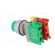 Switch: push-button | Stabl.pos: 1 | NC + NO | 3A/230VAC | 22mm | green image 4