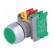 Switch: push-button | Stabl.pos: 1 | NC + NO | 3A/230VAC | 22mm | green image 2