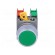 Switch: push-button | Stabl.pos: 1 | NC + NO | 3A/230VAC | 22mm | green image 9
