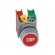 Switch: push-button | 22mm | Stabl.pos: 1 | NC + NO | red | none | IP65 paveikslėlis 9