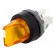 Switch: rotary | Stabl.pos: 2 | 22mm | yellow | Illumin: MLB-1 | IP66 image 1