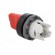 Switch: rotary | 22mm | Stabl.pos: 3 | red | none | IP66 | prominent | Pos: 3 фото 4