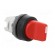 Switch: rotary | 22mm | Stabl.pos: 3 | red | none | IP66 | prominent | Pos: 3 фото 8