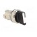 Switch: rotary | 22mm | Stabl.pos: 2 | white | depending on the holder image 8