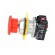 Switch: emergency stop | 30mm | Stabl.pos: 2 | NC + NO | red | IP56 image 3