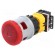 Switch: emergency stop | Stabl.pos: 2 | NC x3 | 30mm | red | IP65 | Pos: 2 image 1