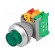 Switch: push-button | Stabl.pos: 1 | NC + NO | 30mm | green | IP65 | Pos: 2 image 1