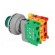 Switch: push-button | 30mm | Stabl.pos: 1 | NC + NO | green | IP65 | LBL30 image 4