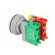 Switch: push-button | Stabl.pos: 1 | NC + NO | 30mm | green | IP65 | Pos: 2 paveikslėlis 4