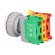 Switch: push-button | 30mm | Stabl.pos: 1 | NC + NO | yellow | IP65 paveikslėlis 4