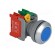 Switch: push-button | 30mm | Stabl.pos: 1 | NC + NO | blue | IP65 | XB30 image 8