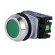 Switch: push-button | 30mm | Stabl.pos: 1 | NC + NO | green | IP56 | NEF30 image 2